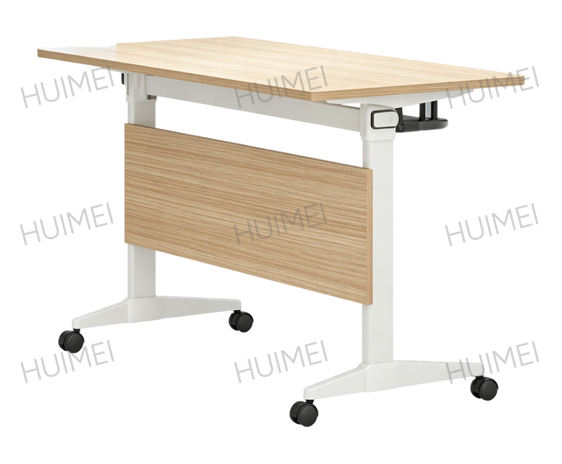Huimei HMZX-001 Узкий стол из натурального дерева с колесиками